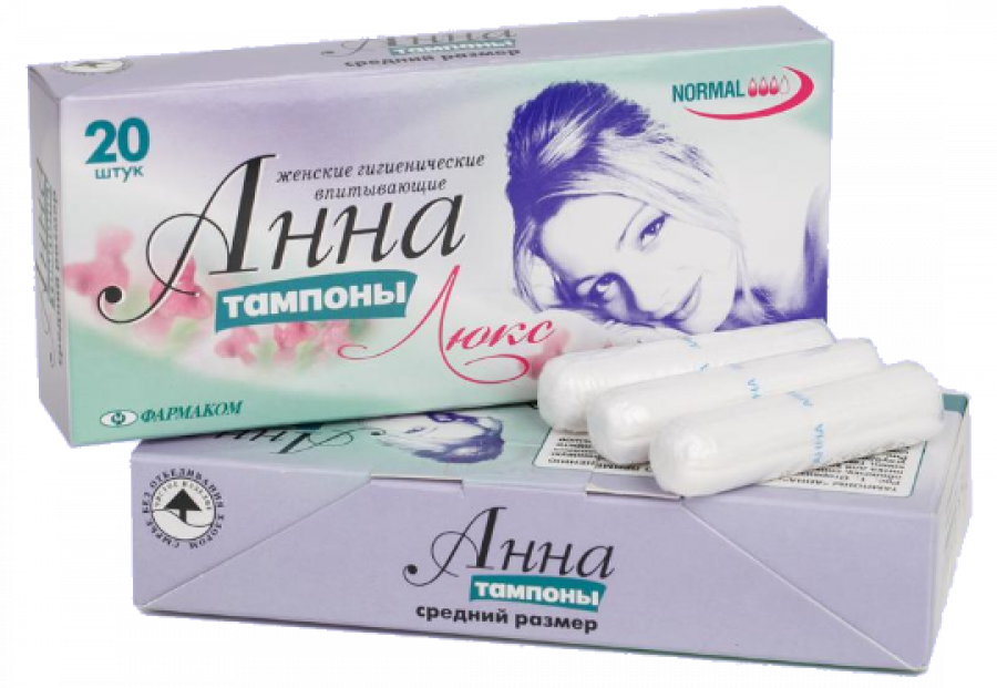 Тампоны «Анна» Люкс средний размер —  20 шт